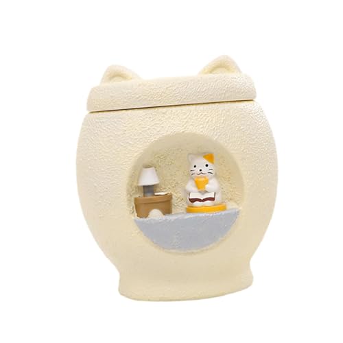 perfk Memorial Haustier Urne Harz andenken Urnen Dekorative Display Aufbewahrungsbehälter Haustier Haarspeicher Jar Souvenir für Welpenvögel Haustiere, Katze von perfk