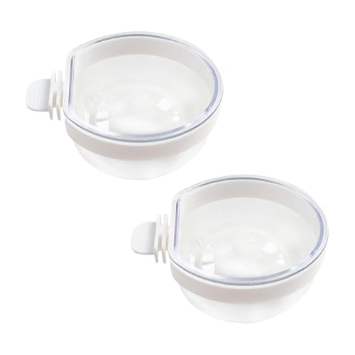 perfk Papageien -Feeder -Vogelfutterhäuschen Futtersuche Acryl Clear Cup Tasse Wasserspender Hangsfütterungsschale für Kanarische Bluebird -Wellensittiche, L perfk Papageien -Feeder -Vogelfutterhäuschen Futtersuche Acryl Clear Cup Tasse Wasserspender Hangsfütterungsschale für Kanarische Bluebird -Wellensittiche, L von perfk