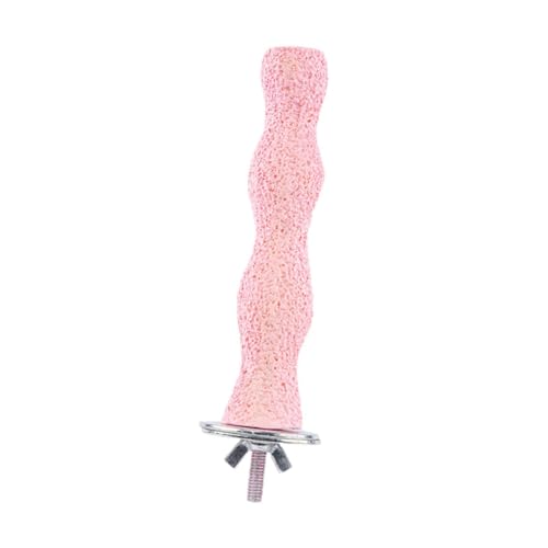 perfk Papageien-Sitzstange, Pfotenschleifstäbe, Vogelkäfig-Spielzeug, Kletterkäfig-Zubehör, Vogelkäfig-Sitzstange für Vögel, Unzertrennliche, Lila von perfk