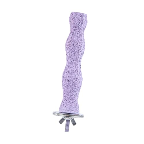 perfk Papageien-Sitzstange, Pfotenschleifstäbe, Vogelkäfig-Spielzeug, Kletterkäfig-Zubehör, Vogelkäfig-Sitzstange für Vögel, Unzertrennliche, Rosa von perfk