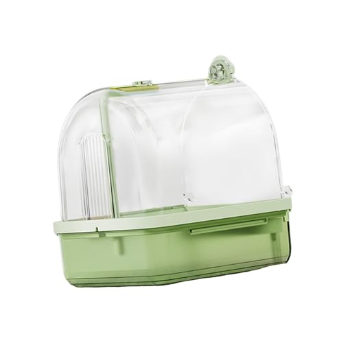 perfk Papageienbadewanne, Vogelbadebox für Haustiere, Mehrzweck-Wassernapf, Papageienbadehaus, Käfigvogeldusche für Sittiche, Wellensittiche, GrÜn perfk Papageienbadewanne, Vogelbadebox für Haustiere, Mehrzweck-Wassernapf, Papageienbadehaus, Käfigvogeldusche für Sittiche, Wellensittiche, GrÜn von perfk