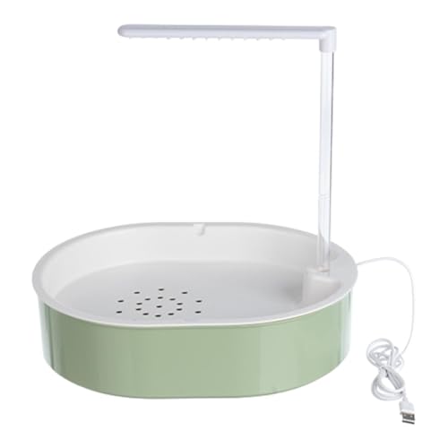 perfk Papageienbadewanne Automatisches Vogelbad mit Pumpe Sittich Vogelkäfig Garten Innenschwimmbad Spielzeug Badebox Vögel Bad Dusche von perfk