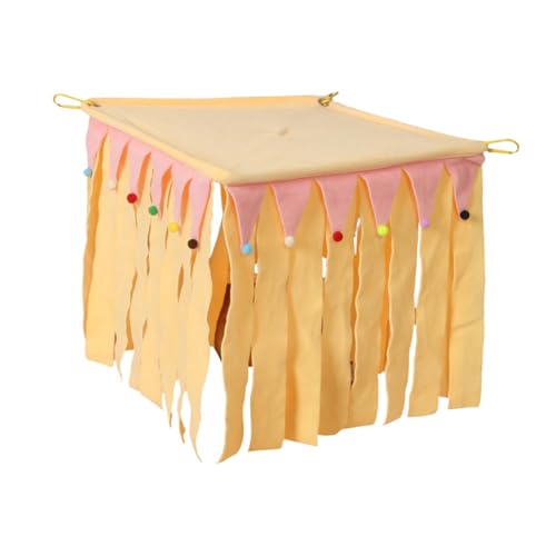 perfk Pet Corner Hideout Kleintierversteck und Spielspielplatz Abnehmbares Kleintierhaus Haustiernest für Ratten, Katzen, Hamster, Gelb, M perfk Pet Corner Hideout Kleintierversteck und Spielspielplatz Abnehmbares Kleintierhaus Haustiernest für Ratten, Katzen, Hamster, Gelb, M von perfk