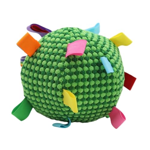 perfk Pet Plüsch Ball Welpe Zahne Kauen Spielzeugkatze Pom Ball Plüsch Griff Hundespielzeug für Hunde Spielen, kleine und mittelgroße Hunde spielt, GrÜn perfk Pet Plüsch Ball Welpe Zahne Kauen Spielzeugkatze Pom Ball Plüsch Griff Hundespielzeug für Hunde Spielen, kleine und mittelgroße Hunde spielt, GrÜn von perfk