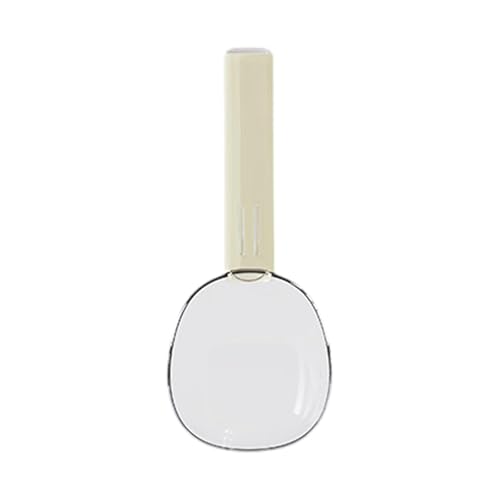 perfk Pet Treat, Hunde messen Tassen Pet Futter Feeder, Werkzeugzubehör Katzenfutter Messlöffel mit Skala, Beige perfk Pet Treat, Hunde messen Tassen Pet Futter Feeder, Werkzeugzubehör Katzenfutter Messlöffel mit Skala, Beige von perfk