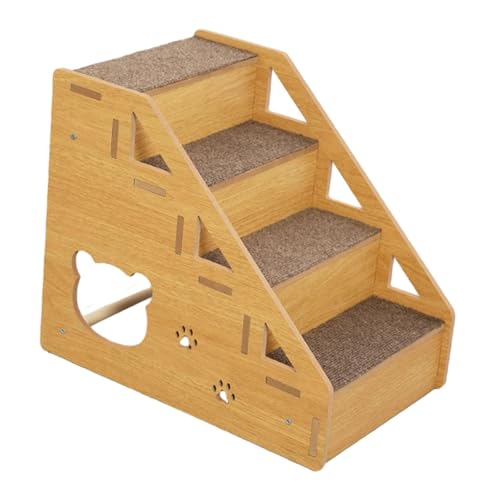 perfk Pet Treppe Welpe Essentielle multifunktionale Geschenke Nicht -Slip Easy Montage Supplies Ornament für Sofa -Bettautos ältere Katzen Kätzchen, 4 Schritt perfk Pet Treppe Welpe Essentielle multifunktionale Geschenke Nicht -Slip Easy Montage Supplies Ornament für Sofa -Bettautos ältere Katzen Kätzchen, 4 Schritt von perfk