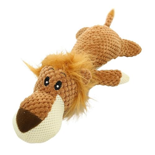 perfk Plüsch-Hund, quietschendes Spielzeug, Hunde-Kauspielzeug, Selbstunterhaltung, schönes Haustier-Stofftier, Stofftier-Hundespielzeug für, Gelb perfk Plüsch-Hund, quietschendes Spielzeug, Hunde-Kauspielzeug, Selbstunterhaltung, schönes Haustier-Stofftier, Stofftier-Hundespielzeug für, Gelb von perfk