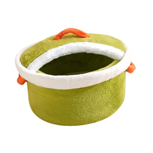 perfk Plüsch-Katzenbett, Haustierbett für kleine Hunde, warm, gemütlich, zum Schlafen, Herbst/Winter, warmes Höhlennest, Haustier- für Katzen, L perfk Plüsch-Katzenbett, Haustierbett für kleine Hunde, warm, gemütlich, zum Schlafen, Herbst/Winter, warmes Höhlennest, Haustier- für Katzen, L von perfk
