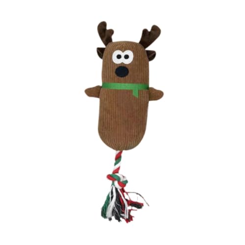 perfk Quietschspielzeug für Hunde, Plüsch-Kauspielzeug für Hunde, Trainingstraining, Möbelschutz, weihnachtliches Hundespielzeug, Stofftiere für Hunde, Ren perfk Quietschspielzeug für Hunde, Plüsch-Kauspielzeug für Hunde, Trainingstraining, Möbelschutz, weihnachtliches Hundespielzeug, Stofftiere für Hunde, Ren von perfk