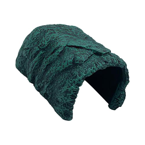perfk Reptilien -Versteck Aquarium Hideaway Felsendekoration Accessoires Schildkröte Höhle Reptile Versteck Stein für Fischschildkröten Amphibien von perfk