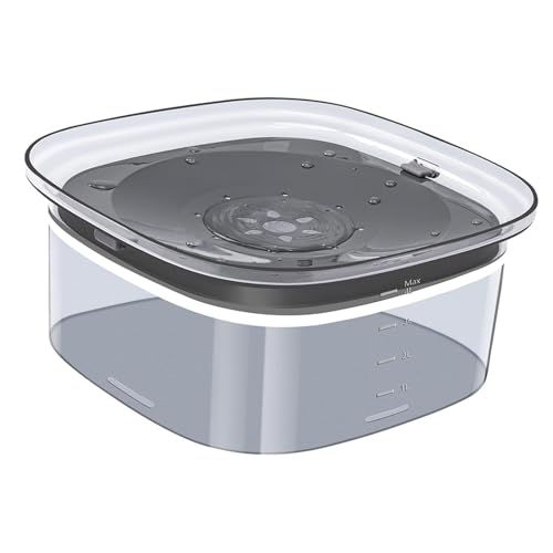 perfk Robuster für Haustiere, 4 Liter, rutschfeste Unterseite, Grau perfk Robuster für Haustiere, 4 Liter, rutschfeste Unterseite, Grau von perfk