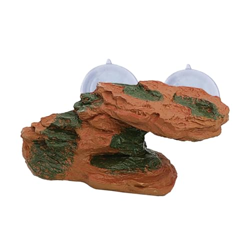 perfk Rock Tortoise Dock, ruhende Ackterrasse, Schildkrötenklettern Rampenschiefer Aquarium Float Dekoration für Schildkröten, Wüste perfk Rock Tortoise Dock, ruhende Ackterrasse, Schildkrötenklettern Rampenschiefer Aquarium Float Dekoration für Schildkröten, Wüste von perfk