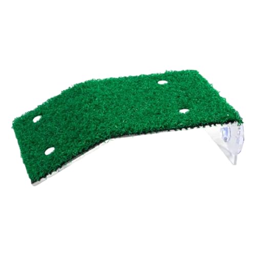 perfk Ruheplattform für Schildkröten, Leiter für Reptilienbecken, Schildkrötendock, realistischer Lebensraum für Reptilien, Kletterleiter für Salamander, 12cm Breite von perfk