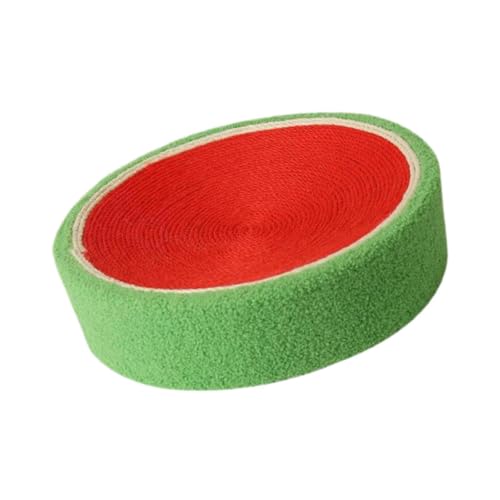 perfk Rundes Sisal-Katzenkratzbrett, Kratzschale, Katzenbedarf, Katzennest, Cartoon, Katzenbett, Obst-Kratzbrett für Katzen und Kätzchen, Wassermelone perfk Rundes Sisal-Katzenkratzbrett, Kratzschale, Katzenbedarf, Katzennest, Cartoon, Katzenbett, Obst-Kratzbrett für Katzen und Kätzchen, Wassermelone von perfk