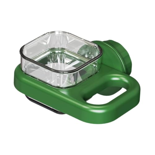 perfk SALAKEET -Lebensmittelschale Feeder Schüssel Stall Wasserversorgungen tragbarer Vogel Fütterungsschüssel Tasse Vogelwasserer für Papageien Yard Balkon, GrÜn von perfk