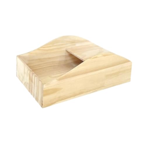 perfk Sandbadebox für Hamster, Holz, Badezimmer für kleine Haustiere, Duschversteck für kleine Tiere, Sandbadebehälter für Chinchilla, kleines Tier, L perfk Sandbadebox für Hamster, Holz, Badezimmer für kleine Haustiere, Duschversteck für kleine Tiere, Sandbadebehälter für Chinchilla, kleines Tier, L von perfk