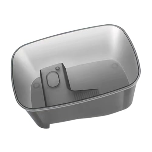 perfk Schildkrötenbadewanne mit Sonnenrampe, Schildkröten-Backplattform, Reptilienbecken, Futterfütterungsbox für Froschschildkröten und kleine Reptilien, L Grau perfk Schildkrötenbadewanne mit Sonnenrampe, Schildkröten-Backplattform, Reptilienbecken, Futterfütterungsbox für Froschschildkröten und kleine Reptilien, L Grau von perfk