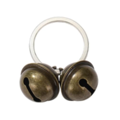 perfk Schlüsselanhänger-Glocken, Haustier-Halsband-Glocken, Haustierbedarf, Haustier-Tracking-Glocke, hängende -Glocken, Messing-Glocke für Zuhause, Drahtglocke 4.9x3cm perfk Schlüsselanhänger-Glocken, Haustier-Halsband-Glocken, Haustierbedarf, Haustier-Tracking-Glocke, hängende -Glocken, Messing-Glocke für Zuhause, Drahtglocke 4.9x3cm von perfk