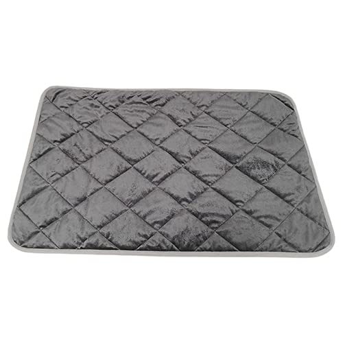 perfk Selbsterwärmende Haustierunterlage für Hunde Und Katzen, Thermisch, Bequem, Weich, Selbstwärmende Matte, Kissen, Kistendecke für Welpen, Schlafzimmer, Grau 40x50cm perfk Selbsterwärmende Haustierunterlage für Hunde Und Katzen, Thermisch, Bequem, Weich, Selbstwärmende Matte, Kissen, Kistendecke für Welpen, Schlafzimmer, Grau 40x50cm von perfk