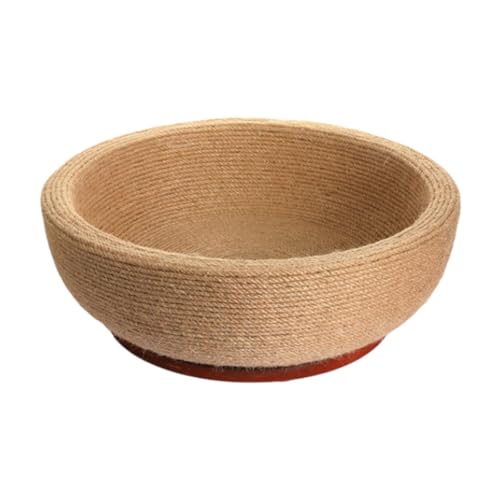 perfk Sisal-Katzenkratzbett, Kratzcouch mit Massivholzbasis, kratzfestes Kratzbrett zum Schlafen von Kätzchen perfk Sisal-Katzenkratzbett, Kratzcouch mit Massivholzbasis, kratzfestes Kratzbrett zum Schlafen von Kätzchen von perfk