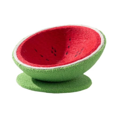 perfk Sisal-Katzenkratzbrett, Wassermelonen-Katzennest, Möbelschutz, Katzenkratzbrett, Schüssel, Katzenkratzbrett, Schleifklauen, Katzen, XL Mit Sockel perfk Sisal-Katzenkratzbrett, Wassermelonen-Katzennest, Möbelschutz, Katzenkratzbrett, Schüssel, Katzenkratzbrett, Schleifklauen, Katzen, XL Mit Sockel von perfk