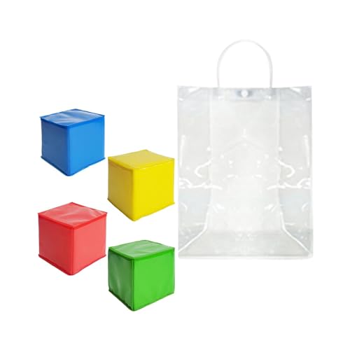 perfk Spielwürfel, 10,9 cm, große Würfel, Klassenzimmerbedarf, Stapelblöcke, weiche Würfel, DIY-Foto-Taschenwürfel für Mädchen und Jungen, weiche Würfel perfk Spielwürfel, 10,9 cm, große Würfel, Klassenzimmerbedarf, Stapelblöcke, weiche Würfel, DIY-Foto-Taschenwürfel für Mädchen und Jungen, weiche Würfel von perfk