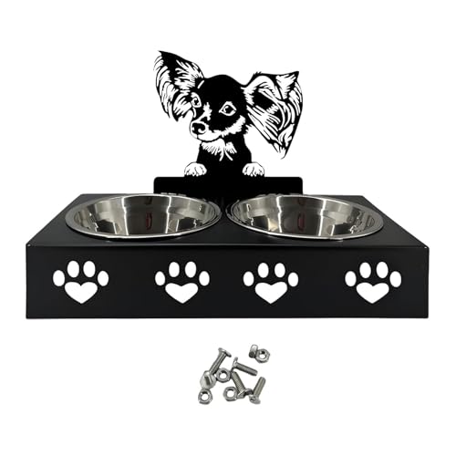 perfk Süße Haustier -Feeder -Schüssel, erhöhter Welpenfuttermittel, Welpenwasserständer Haustierhundschale für Katzen, Welpe, D von perfk