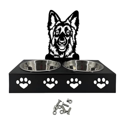 perfk Süße Haustier -Feeder -Schüssel, erhöhter Welpenfuttermittel, Welpenwasserständer Haustierhundschale für Katzen, Welpe, G von perfk