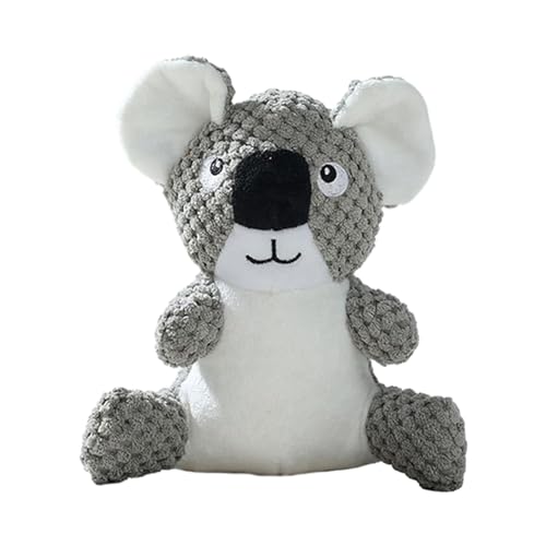 perfk Süßes quietschendes Spielzeugtier für Hunde, Welpen-Kauspielzeug, beruhigend, langlebig, aktiv bleiben, interaktives Spielzeug, Hundekuscheltiere als, Koala perfk Süßes quietschendes Spielzeugtier für Hunde, Welpen-Kauspielzeug, beruhigend, langlebig, aktiv bleiben, interaktives Spielzeug, Hundekuscheltiere als, Koala von perfk
