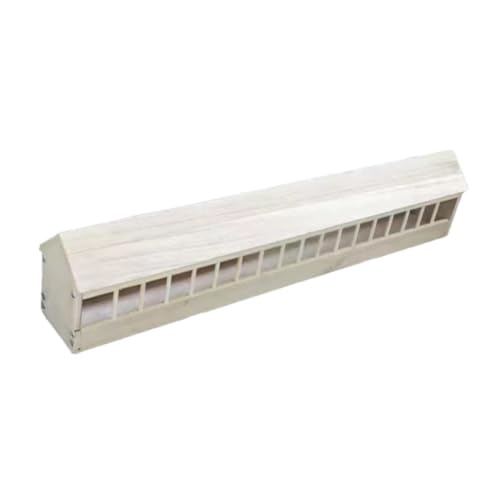 perfk Taubenfutterspender, Mehrschlitzbehälter, weniger Abfall, Hühnerfuttertrog, Futterspender aus für Hofentenküken, Geflügelwachteln, 100 cm X 12.5 cm X perfk Taubenfutterspender, Mehrschlitzbehälter, weniger Abfall, Hühnerfuttertrog, Futterspender aus für Hofentenküken, Geflügelwachteln, 100 cm X 12.5 cm X von perfk