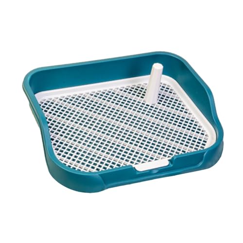 perfk Töpfchen für Hunde, Katzentoilette aus Netzgewebe, Hundetoilette, Trainingstoilette für Haustiere mit Gitter, tragbar für Welpen, Hunde, dunkelgrün perfk Töpfchen für Hunde, Katzentoilette aus Netzgewebe, Hundetoilette, Trainingstoilette für Haustiere mit Gitter, tragbar für Welpen, Hunde, dunkelgrün von perfk