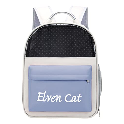 perfk Tragbare Katze-Hunde-Tragetasche, großer, super belüfteter Design-Rucksack, Umhängetasche, Haustier-Reisetasche, für kleine Haustiere, die kleine, Blau perfk Tragbare Katze-Hunde-Tragetasche, großer, super belüfteter Design-Rucksack, Umhängetasche, Haustier-Reisetasche, für kleine Haustiere, die kleine, Blau von perfk