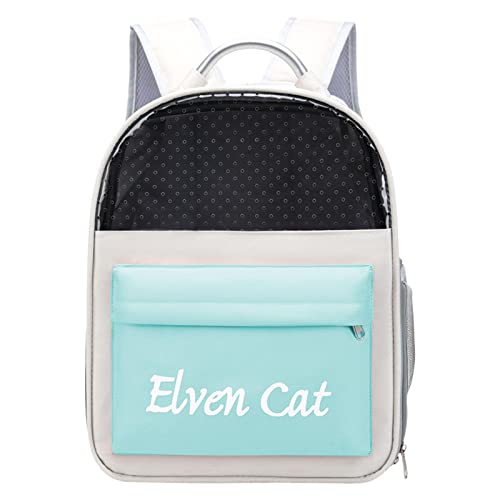perfk Tragbare Katze-Hunde-Tragetasche, großer, super belüfteter Design-Rucksack, Umhängetasche, Haustier-Reisetasche, für kleine Haustiere, die kleine, Grün perfk Tragbare Katze-Hunde-Tragetasche, großer, super belüfteter Design-Rucksack, Umhängetasche, Haustier-Reisetasche, für kleine Haustiere, die kleine, Grün von perfk