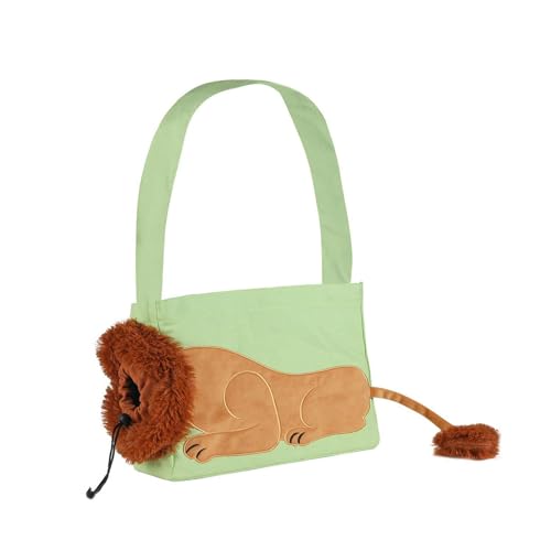 perfk Tragerucksack für Haustiere, Hundetasche, tragbare Reisetasche mit klarem Fenster, Tragetasche für Reisen, Outdoor, Wandern, Camping, Kätzchen, S von perfk