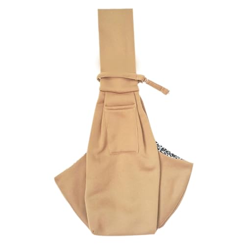 perfk Tragetasche für Haustiere, weiche Tasche, Welpentasche, Tragetasche für Hunde und Katzen, Umhängetasche für den Park, tägliche Spaziergänge, Hellbraun perfk Tragetasche für Haustiere, weiche Tasche, Welpentasche, Tragetasche für Hunde und Katzen, Umhängetasche für den Park, tägliche Spaziergänge, Hellbraun von perfk