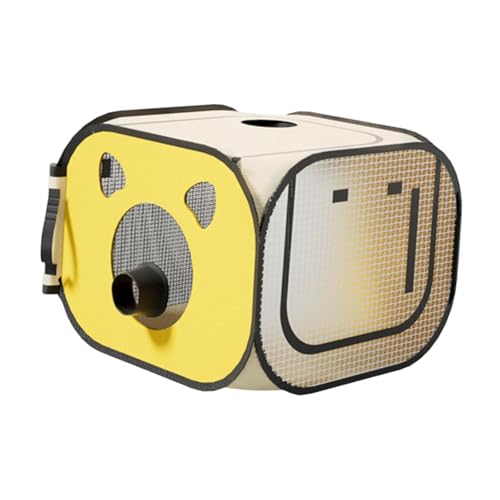 perfk Trockenbox für Haustiere, Käfig, faltbar, praktisch, sauber, tragbar, wasserdicht, Pflegehaus für Hunde und Katzen, Katzen-Trockenraum von perfk