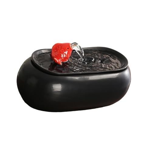 perfk USB-Tischbrunnen aus, Dekoration für Arbeitszimmer, Büro, Fütterungsutensil, dekorativ mit Tauchpumpe, 21 x 12 x 11,5 cm perfk USB-Tischbrunnen aus, Dekoration für Arbeitszimmer, Büro, Fütterungsutensil, dekorativ mit Tauchpumpe, 21 x 12 x 11,5 cm von perfk