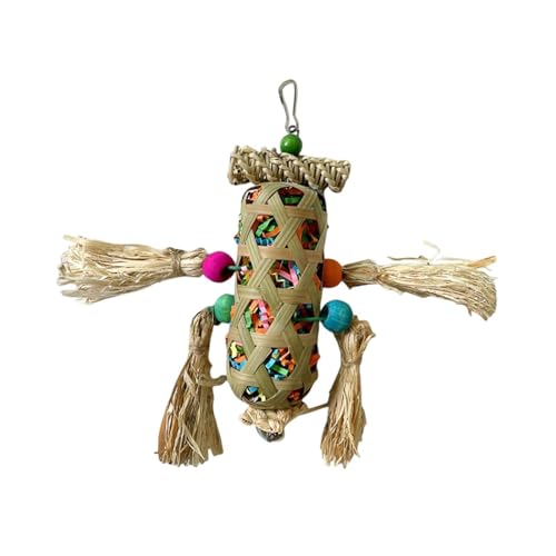 perfk Vogel-Kauspielzeug, Vogelspielzeug, Papageien-Kauspielzeug, Vogelkäfig, Hängespielzeug, Papageienspielzeug für Kakadus, Nymphensittiche, perfk Vogel-Kauspielzeug, Vogelspielzeug, Papageien-Kauspielzeug, Vogelkäfig, Hängespielzeug, Papageienspielzeug für Kakadus, Nymphensittiche, von perfk
