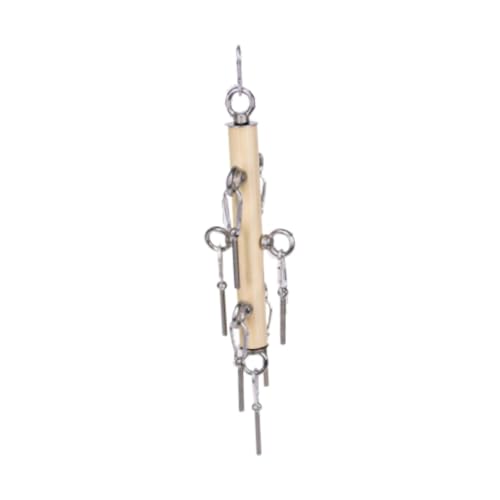 perfk Vogel-Kauspielzeug, verschleißfest, Holzklötze, Papageien-Spielzeug, Käfig-Hängespielzeug für Turteltauben, Wellensittiche, 9x37cm perfk Vogel-Kauspielzeug, verschleißfest, Holzklötze, Papageien-Spielzeug, Käfig-Hängespielzeug für Turteltauben, Wellensittiche, 9x37cm von perfk