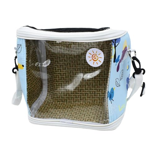 perfk Vogel-Tragetasche, Reise-Papageienkäfig, Heimtierbedarf, tragbare Umhängetasche, Umhängetasche für Outdoor-Reisen, Wanderausflüge, Blau perfk Vogel-Tragetasche, Reise-Papageienkäfig, Heimtierbedarf, tragbare Umhängetasche, Umhängetasche für Outdoor-Reisen, Wanderausflüge, Blau von perfk