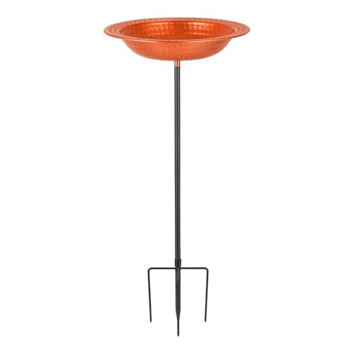 perfk Vogelbad Bowl Vogelhäuschen mit Metallstock rost perfk Vogelbad Bowl Vogelhäuschen mit Metallstock rost von perfk