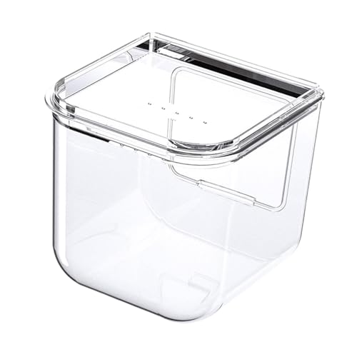 perfk Vogelbadekäfighaus Transparente Box Multifunktionale Schüsselreinigung Haustierbedarf Duschkoffer für Sittiche Kleine Vögel, Ohne Futternapf perfk Vogelbadekäfighaus Transparente Box Multifunktionale Schüsselreinigung Haustierbedarf Duschkoffer für Sittiche Kleine Vögel, Ohne Futternapf von perfk
