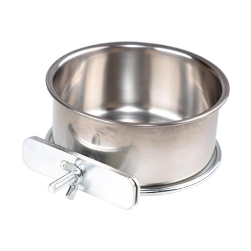 perfk Vogelfütterungsschale, Papageienfutterschale, Abnehmbarer Vogelkäfig, Wasserzufuhr, stabiles Käfigzubehör, Käfigbecher, Unzertrennlicher, Durchmesser 12cm von perfk