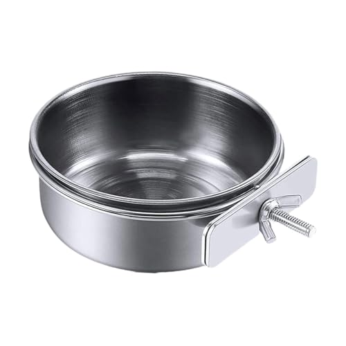 perfk Vogelfütterungsschale, Vogelkäfig-Wasserschale, stabile Papageien-Futterschalen, Vogelfütterungsschale für Wellensittiche, Sittiche, Nymphensittiche, S von perfk
