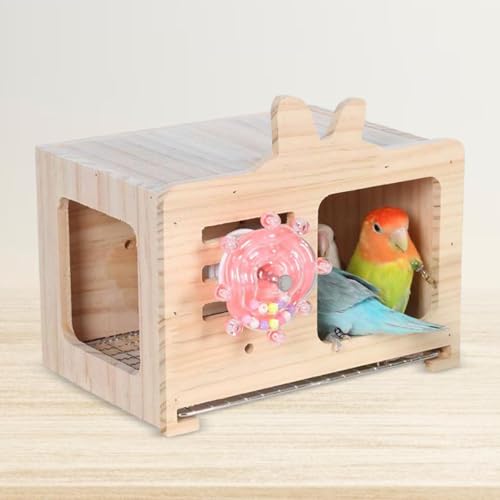 perfk Vogelhaus, Sittich-Nistkasten, kreative TV-Form, Robustes Haustierzubehör, Vogelnistkasten, hölzernes Vogelhaus für Unzertrennliche, Finken, L perfk Vogelhaus, Sittich-Nistkasten, kreative TV-Form, Robustes Haustierzubehör, Vogelnistkasten, hölzernes Vogelhaus für Unzertrennliche, Finken, L von perfk