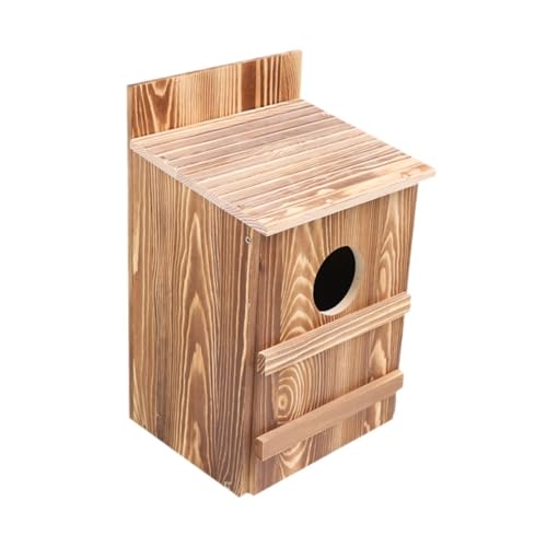 perfk Vogelhaus Holz Vogelhaus Holzlüftungsdekor einfache Montage Außenkasten Eule für Balkon außerhalb des Gartens perfk Vogelhaus Holz Vogelhaus Holzlüftungsdekor einfache Montage Außenkasten Eule für Balkon außerhalb des Gartens von perfk