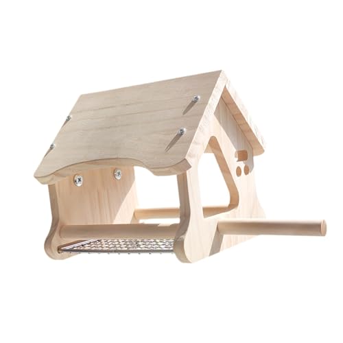 perfk Vogelhaus aus Holz, Sitzstange, Ständer, modisch, DIY-Bastelarbeit, hängendes, Vogelhaus für den Innenbereich, Geschenk für Papageien im perfk Vogelhaus aus Holz, Sitzstange, Ständer, modisch, DIY-Bastelarbeit, hängendes, Vogelhaus für den Innenbereich, Geschenk für Papageien im von perfk