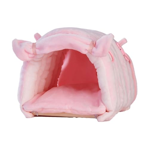perfk Vogelkäfig-Nest, Vogel-Hängematten-Versteck, Papageien-Hänge-Nest für Sittiche und Kleintiere, Rosa perfk Vogelkäfig-Nest, Vogel-Hängematten-Versteck, Papageien-Hänge-Nest für Sittiche und Kleintiere, Rosa von perfk