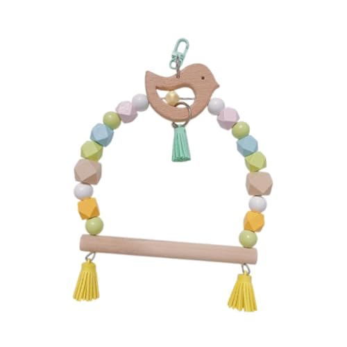 perfk Vogelkäfig Spielzeug für Papageien mit Hängematte Und Ringen, Vogel perfk Vogelkäfig Spielzeug für Papageien mit Hängematte Und Ringen, Vogel von perfk