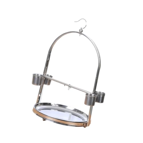 perfk Vogelsitzstange, Spielständer, Vogelständer, Gestell, Aktivitätsspielzeug, Vogelkäfig, Vogelständer, Tischplatte für Aras, Finken, Sittiche, Conures, 36 X 60 cm perfk Vogelsitzstange, Spielständer, Vogelständer, Gestell, Aktivitätsspielzeug, Vogelkäfig, Vogelständer, Tischplatte für Aras, Finken, Sittiche, Conures, 36 X 60 cm von perfk